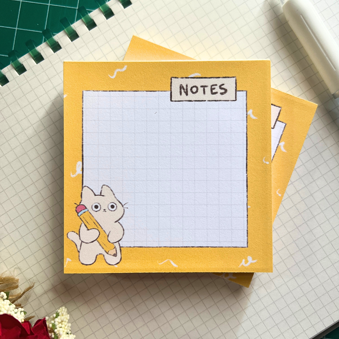 Cat Notes Memo Pad