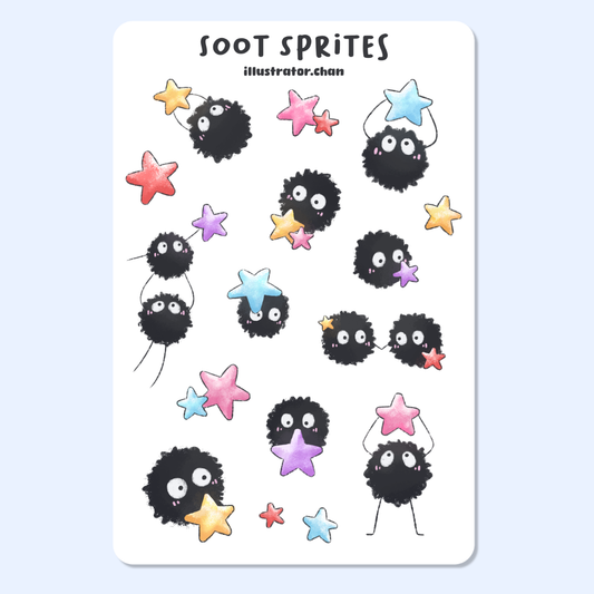 Soot Sprites Sticker Sheet