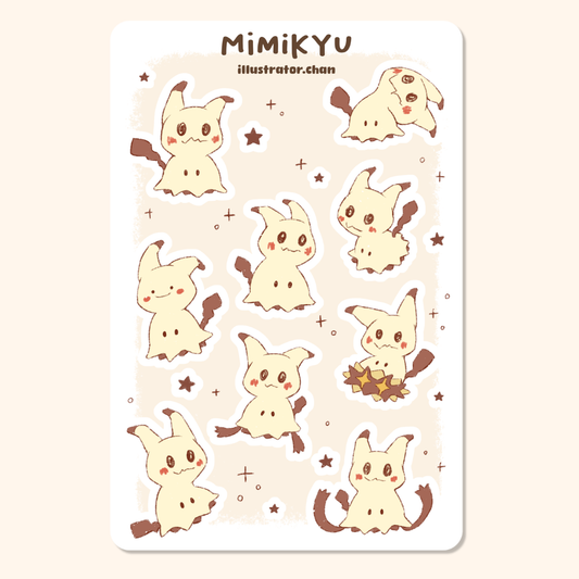 Mimikyu Sticker Sheet
