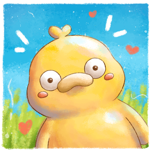 Dede the Duck - Art Print