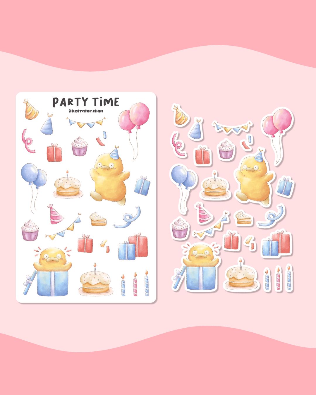 Party Time Sticker Sheet