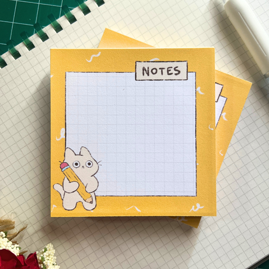 Cat Notes Memo Pad