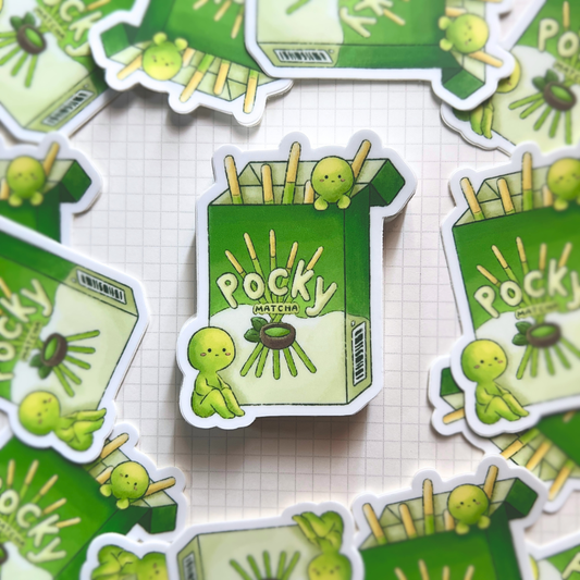 Smiski Pocky - Matte Vinyl Sticker