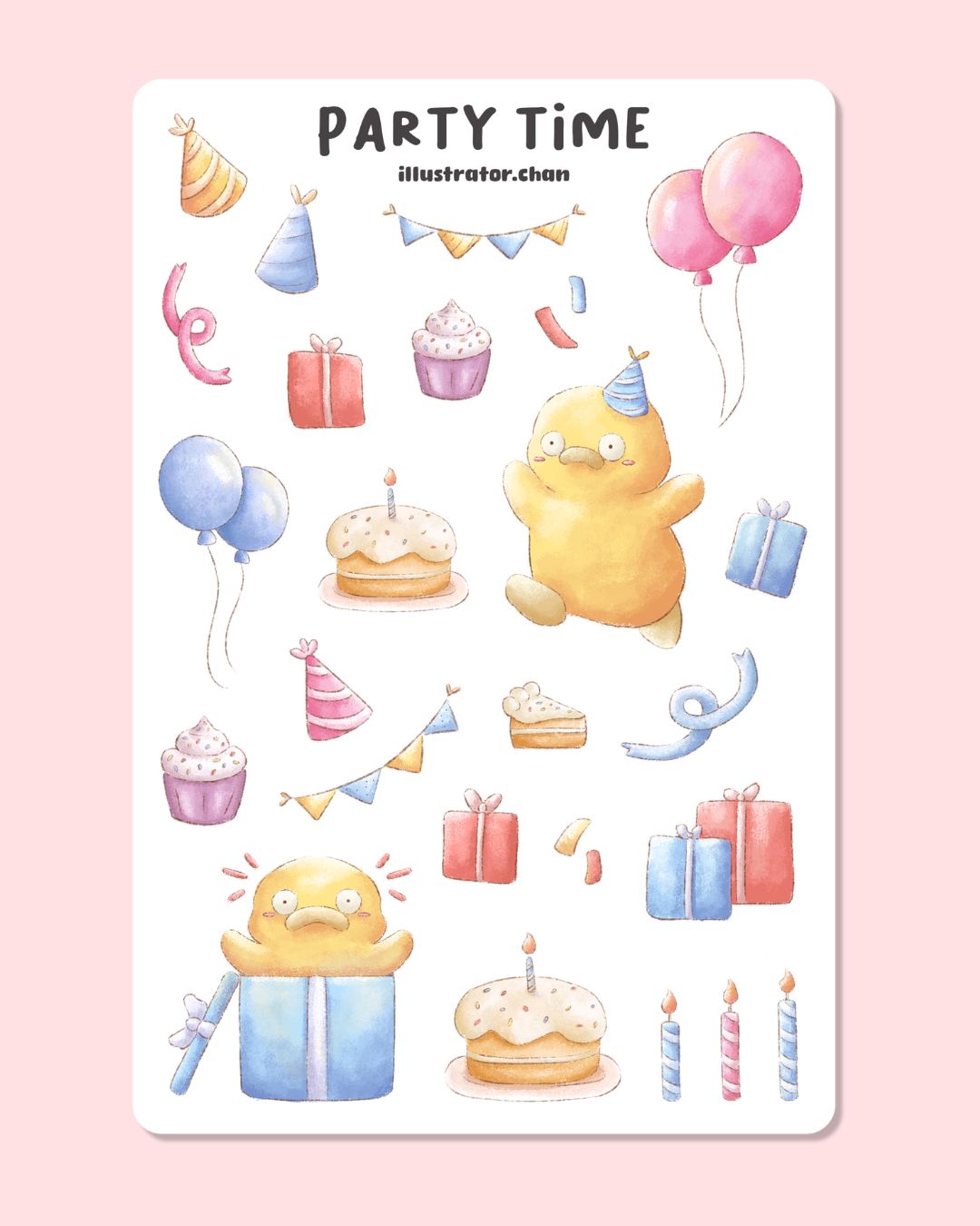 Party Time Sticker Sheet