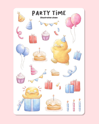 Party Time Sticker Sheet