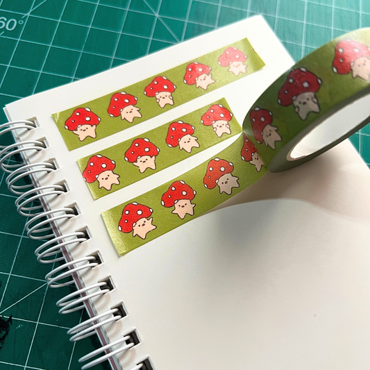 Mushroom Friends Washi Tape