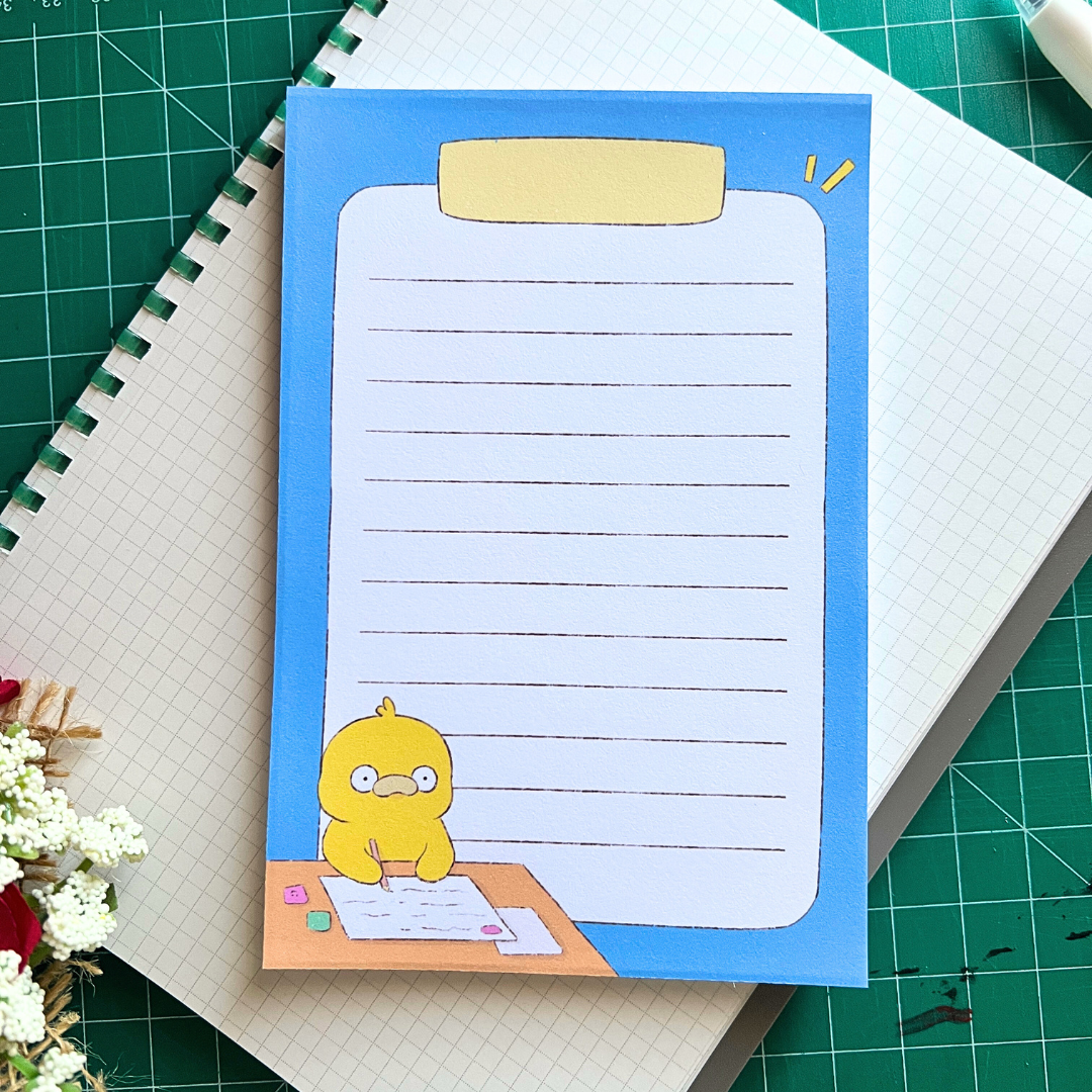Duck Memo Pad | cute note taking pad (50 pages)