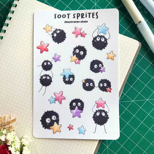 Soot Sprites Sticker Sheet